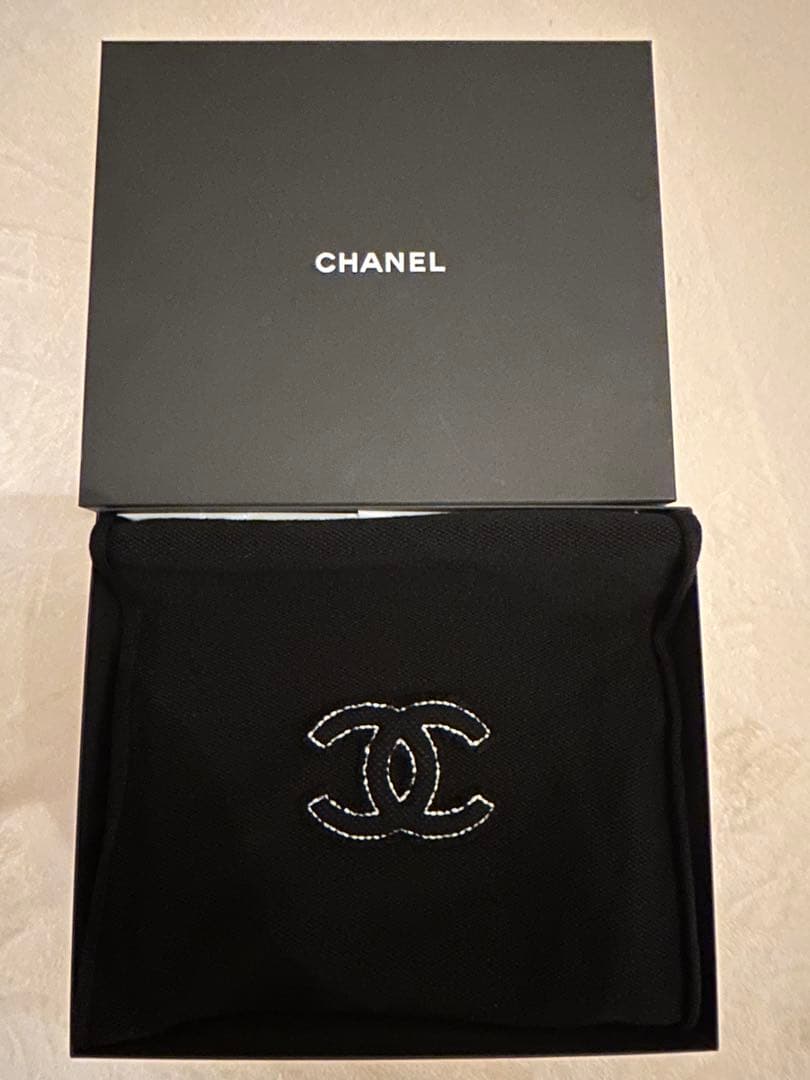 CHANEL ニットマフラー CCマーク新品未使用品　カシミヤ100%