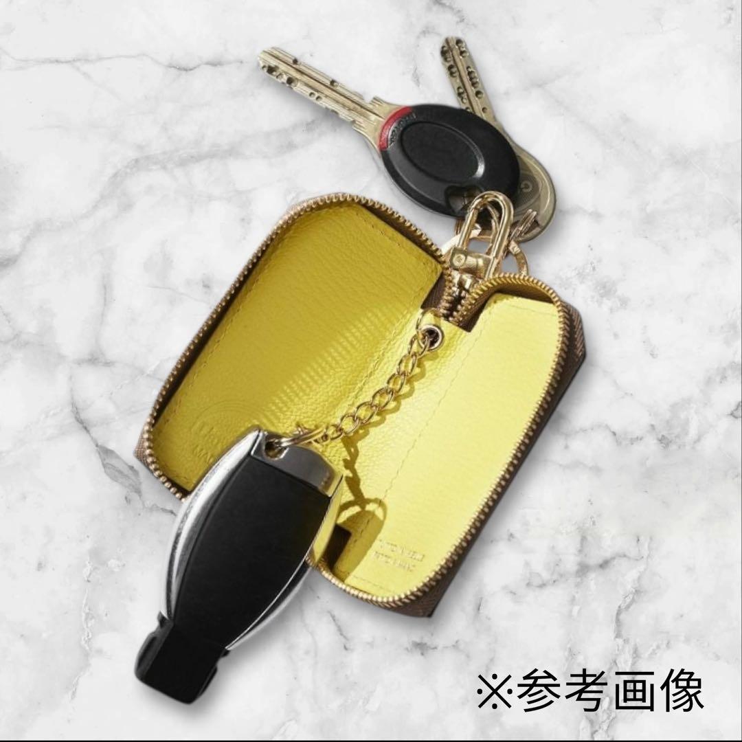 2269 【新品 ラルコバレーノ】キーケース★鍵入れ★本革★レザー★黒★ブラック