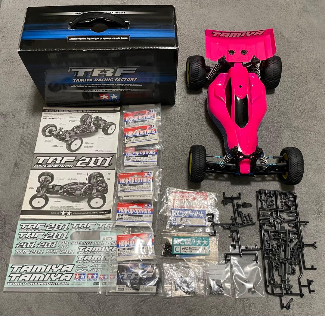 タミヤ　TRF201 オプション多数　ボディ付