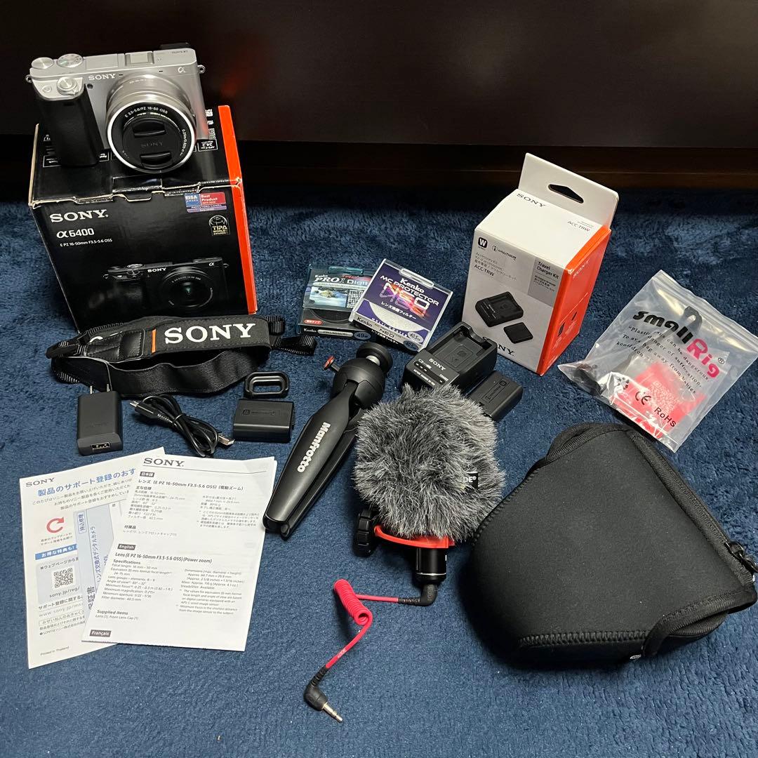 SONY α6400 ILCE−6400 パワーズームレンズキット（シルバー）