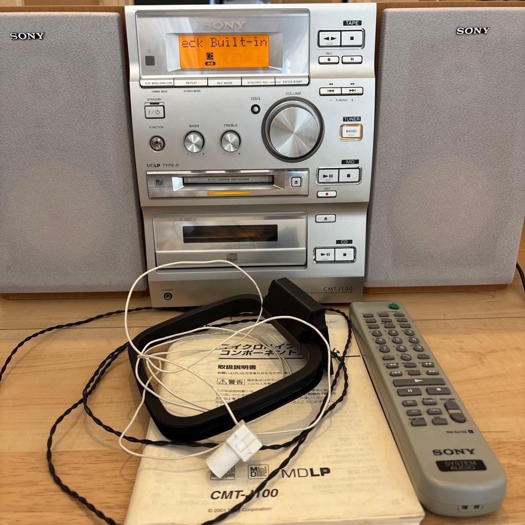 【ジャンク品】SONY CMT-J100 ミニコンポ