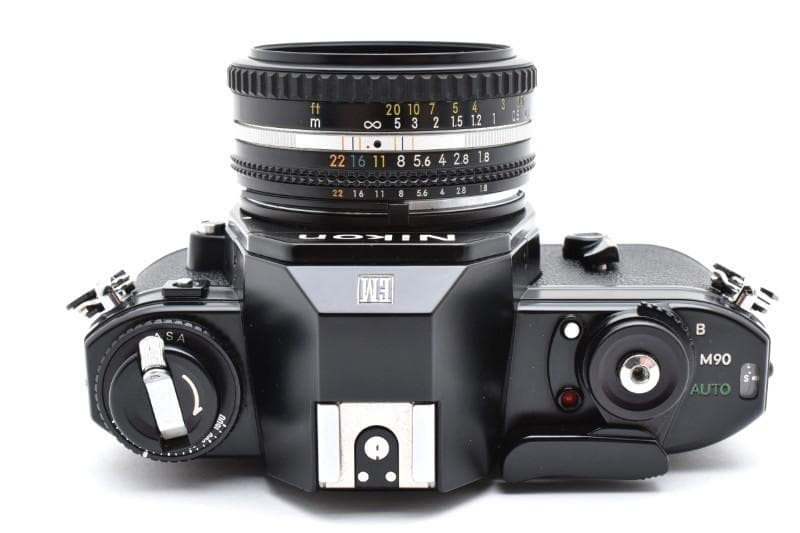 Nikon EM, Ai-S NIKKOR 50mm f/1.8（整備品）