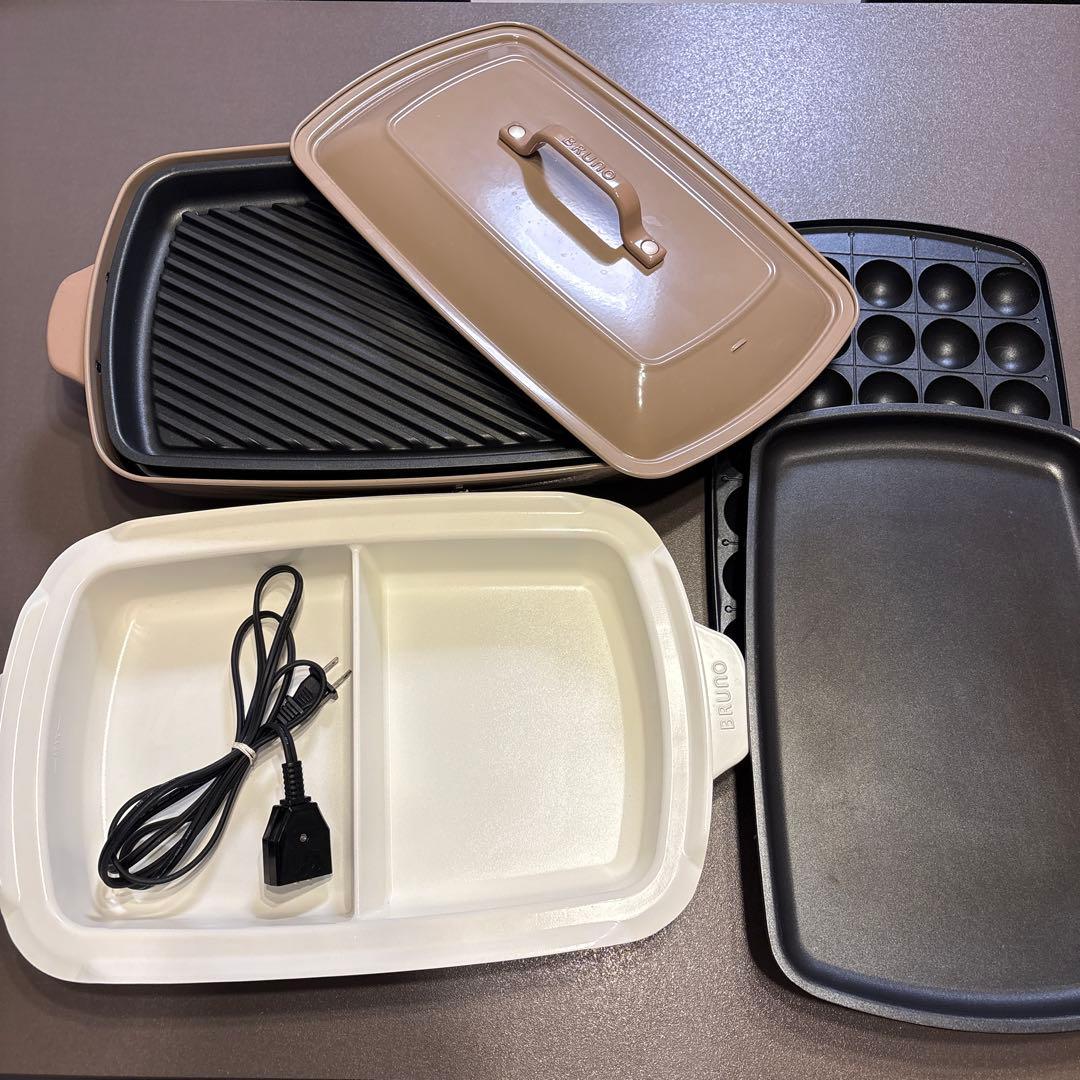 BRUNO 多機能ホットプレート ベージュ
