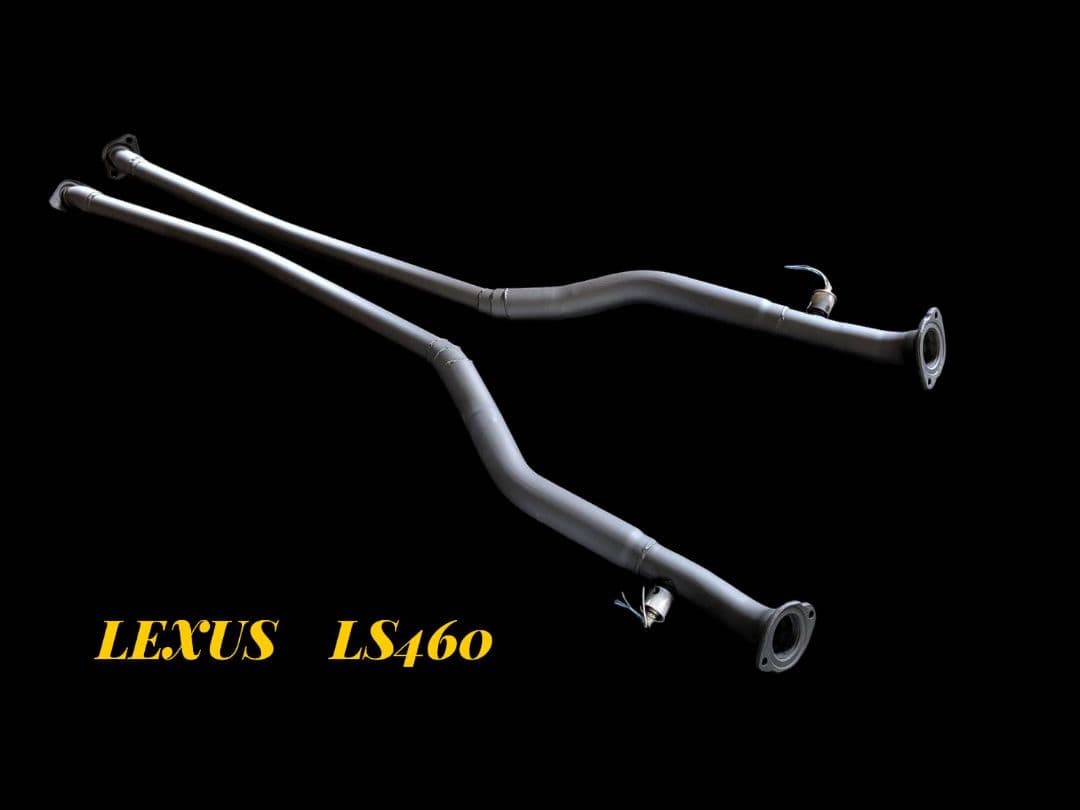 レクサスLS460オリジナルストレートマフラー！デュアル　中間ストレート