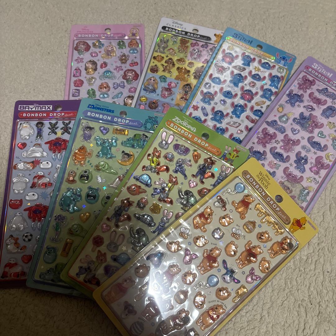 ディズニー ボンボンドロップシール 正規品