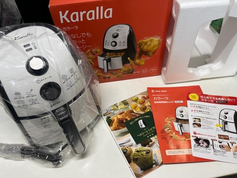 【未使用品】カラーラ　ショップジャパン　取説、レシピ100付