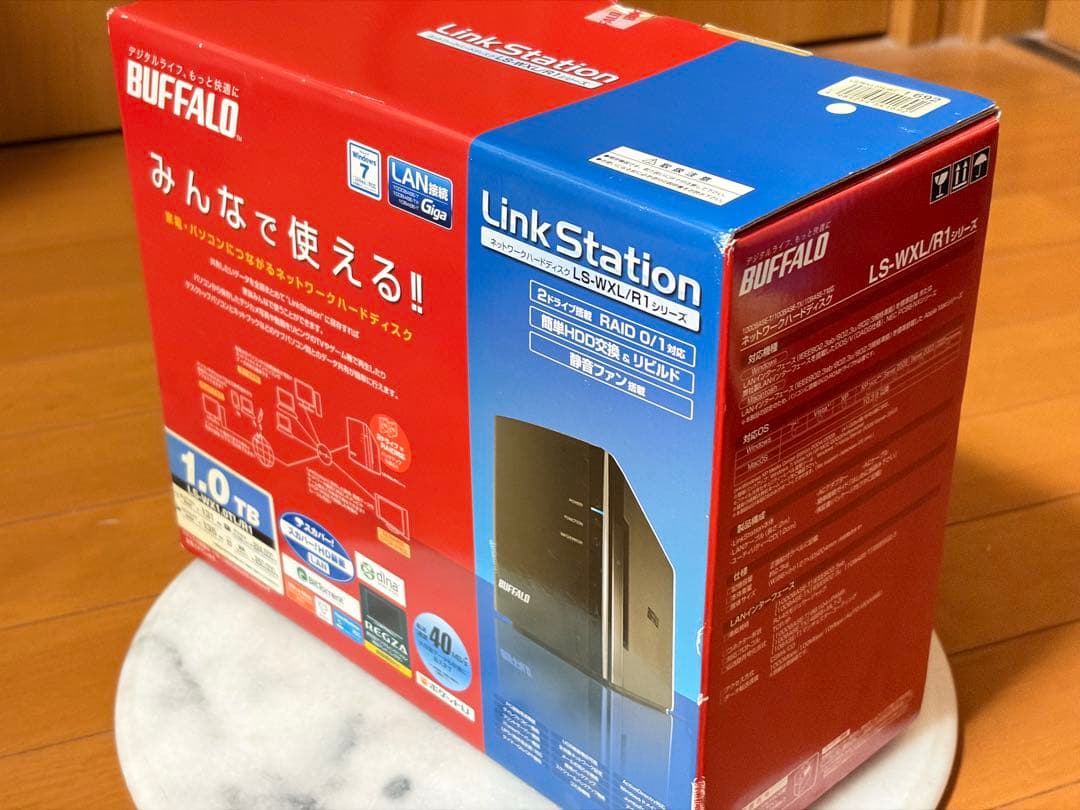 ★新品未使用★BUFFALO LS-WX1.0TL/R1 NAS