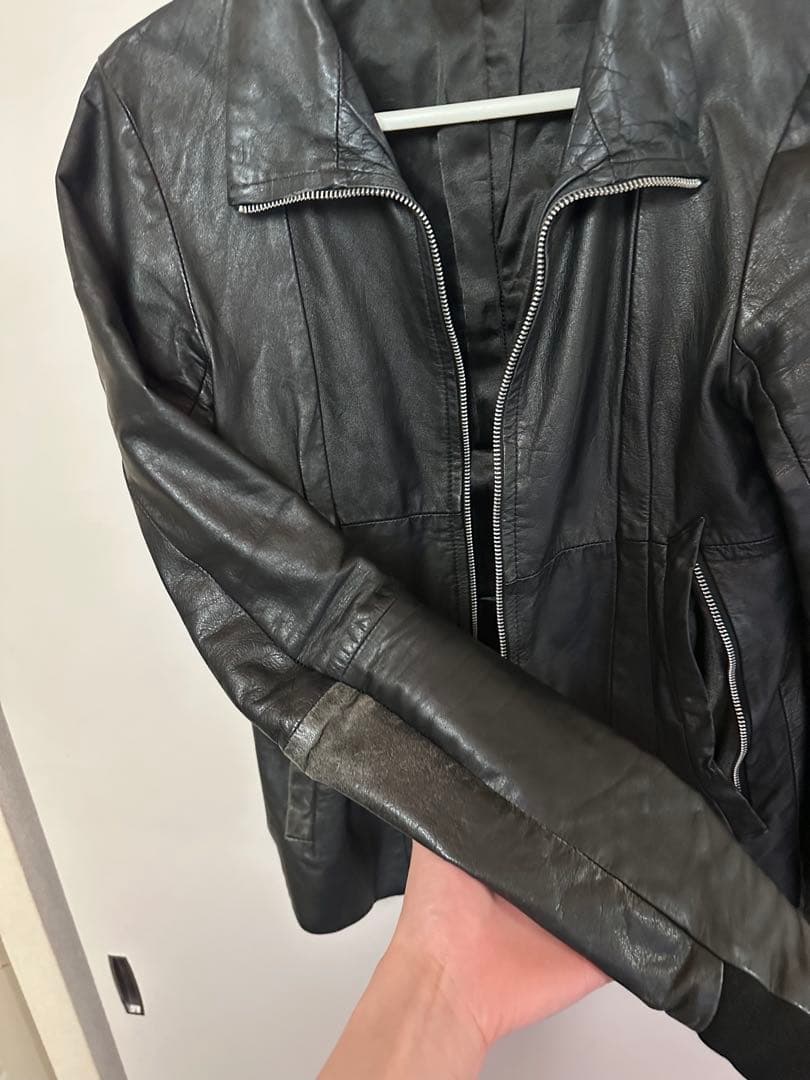 ekamライダース レザージャケット 短丈 v系 お兄系00s y2k