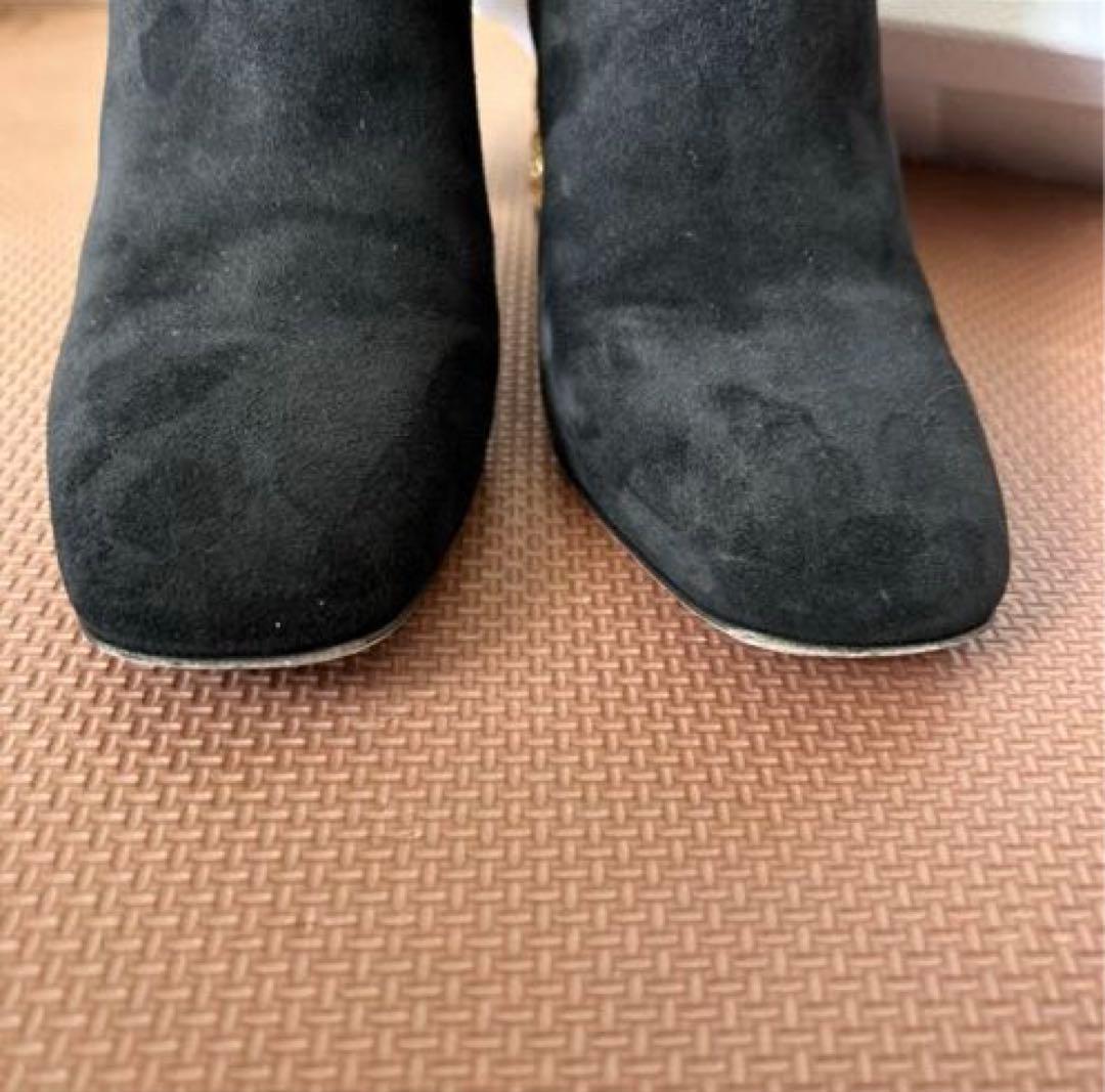 【完売品】DIORクリスチャンディオール　カナージュサイドゴアショートブーツ36