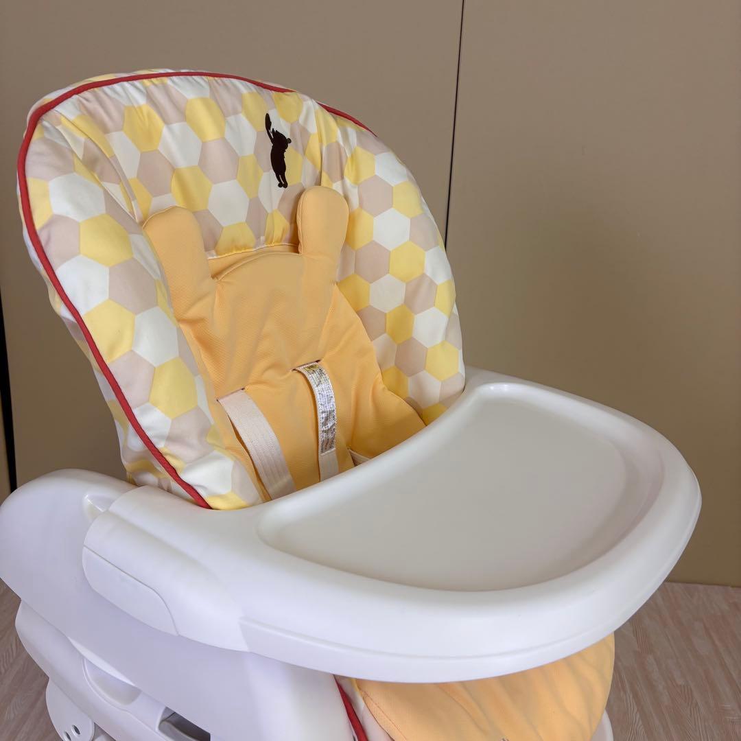 極上クリーニング済　☆美品☆　コンビ　ハイローベッド＆チェア　くまのプーさん