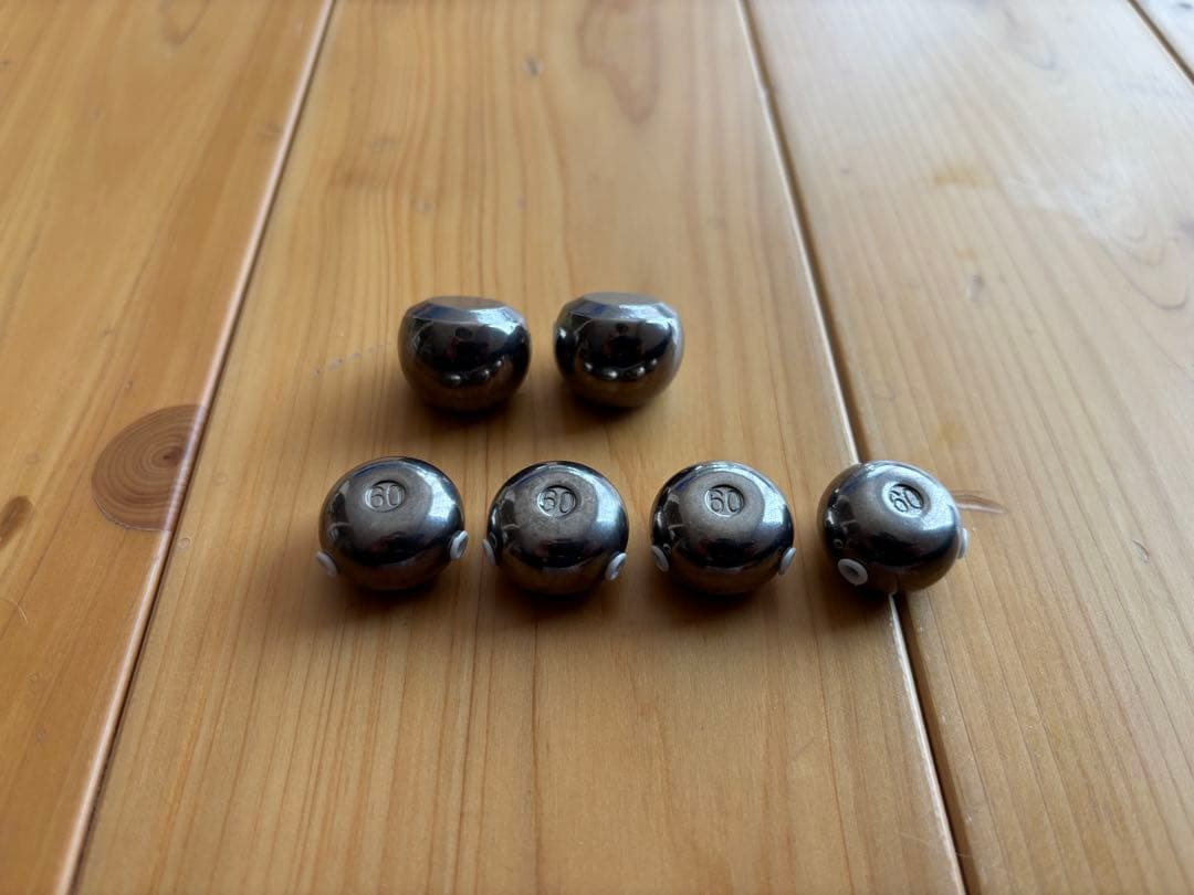 C*o様 タイラバヘッド　タングステン　60g×4 80g×2