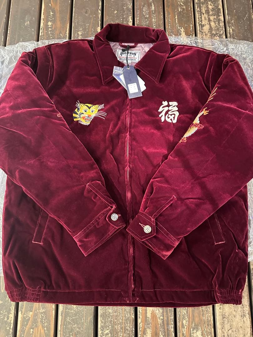 HOUSTON VELVETEN 別珍ベトナムジャケット