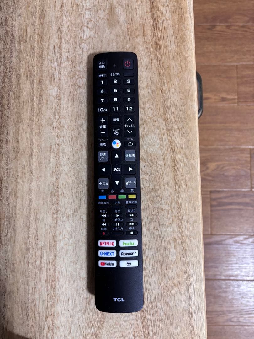 TCL 液晶テレビ 本体 リモコン付属
