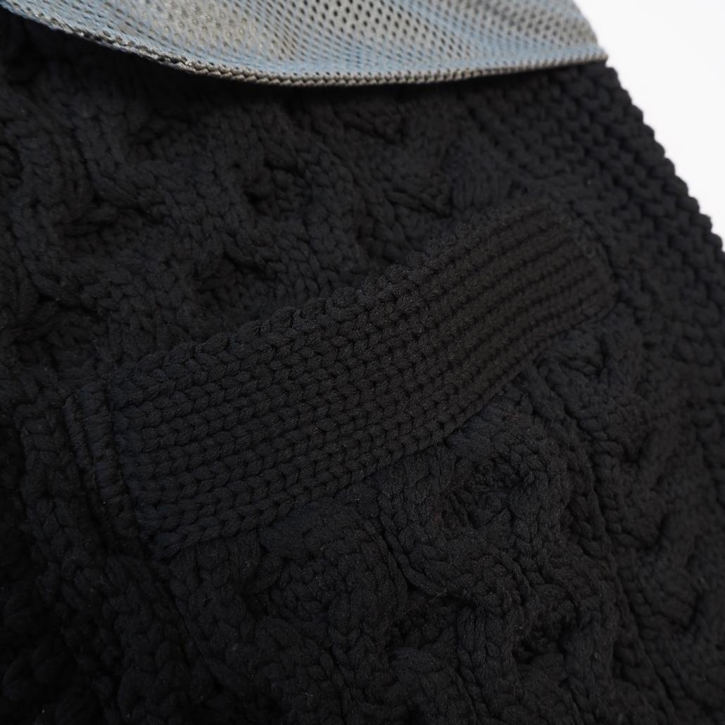 美品 kolor 2024SS 異素材ミックスニットベスト 再構築 カラー