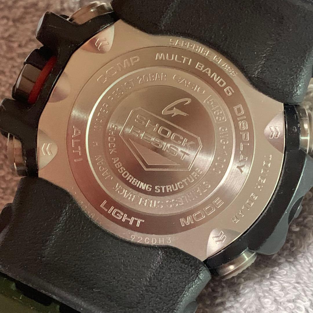 時計 CASIO MUDMASTER GWG-1000 Military Green