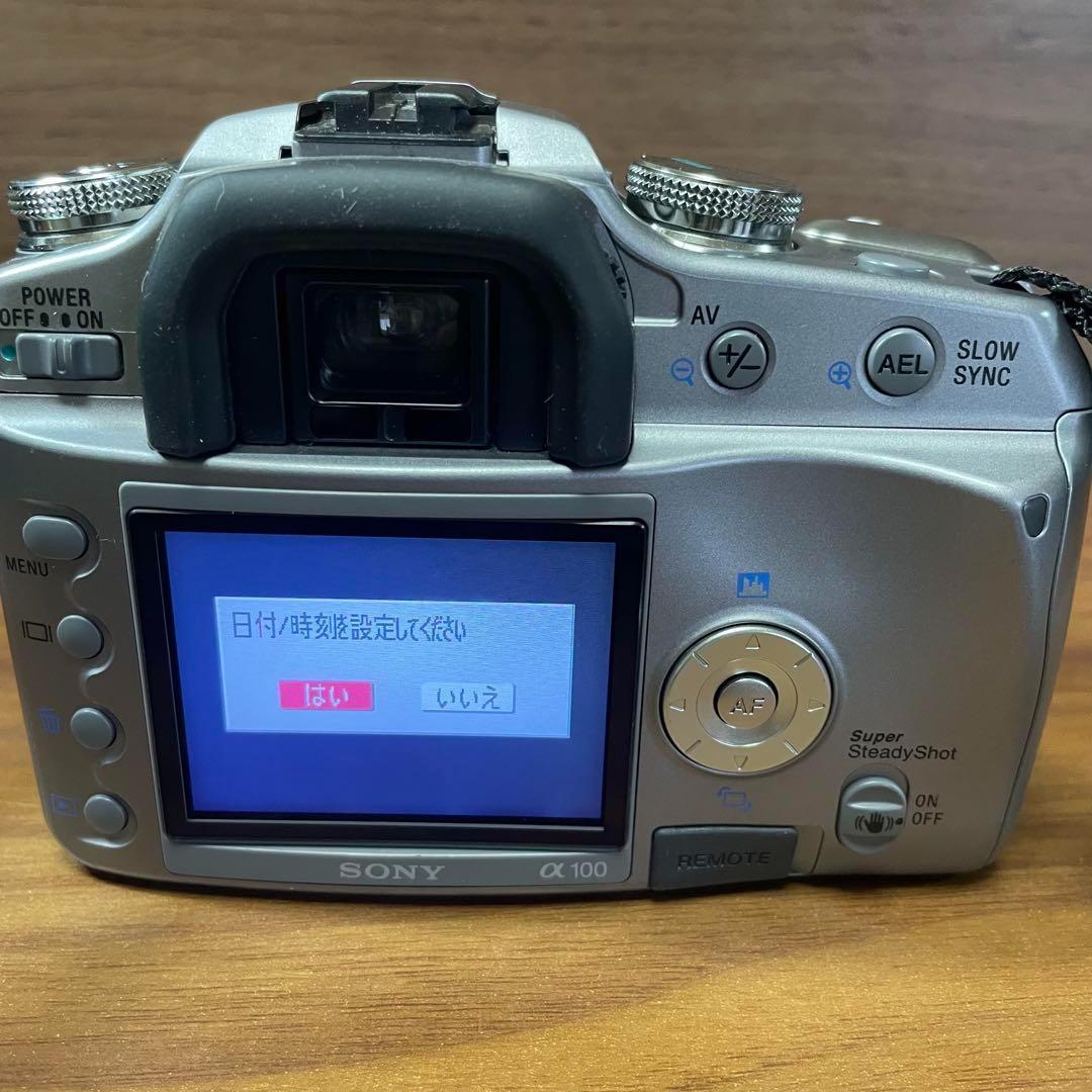 【稼働品】SONY α100本体＋望遠＆マクロ対応レンズ3本