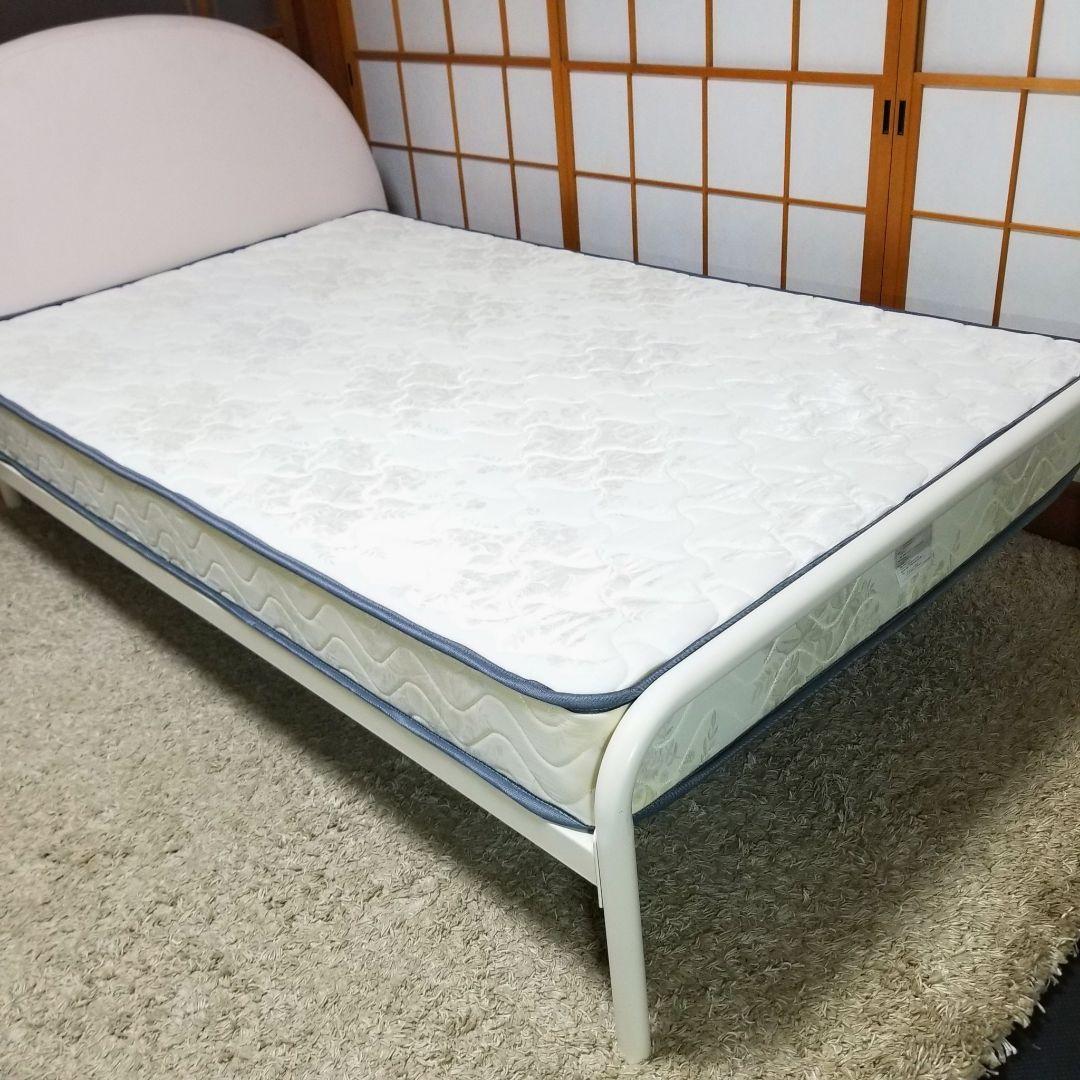 Francfranc フランフラン　セミダブルベッド　マットレス付