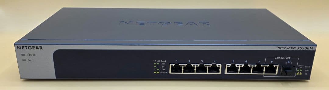 NETGEAR XS508M-100AJS 10G対応スイッチングハブ