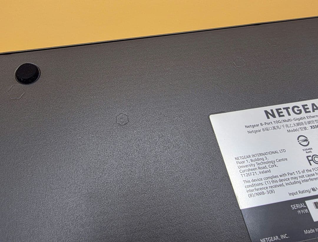 NETGEAR XS508M-100AJS 10G対応スイッチングハブ