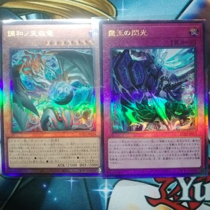 遊戯王　調和の天救竜　霆王の閃光　ハルモニア　ドミナススパーク