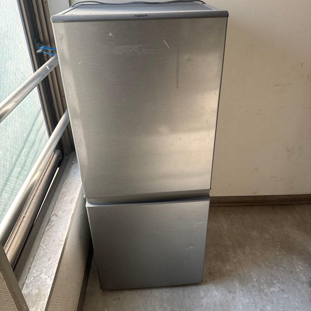 AQUA 冷蔵庫 シルバー 上下二段式