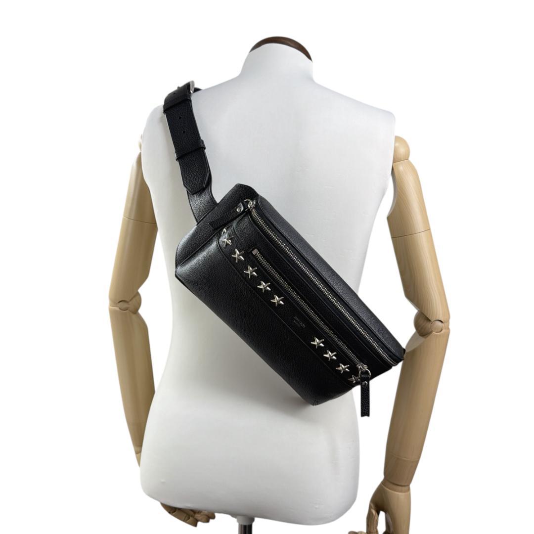 JIMMY CHOO ボディバッグ OSCAR Studs オスカー スタッズ