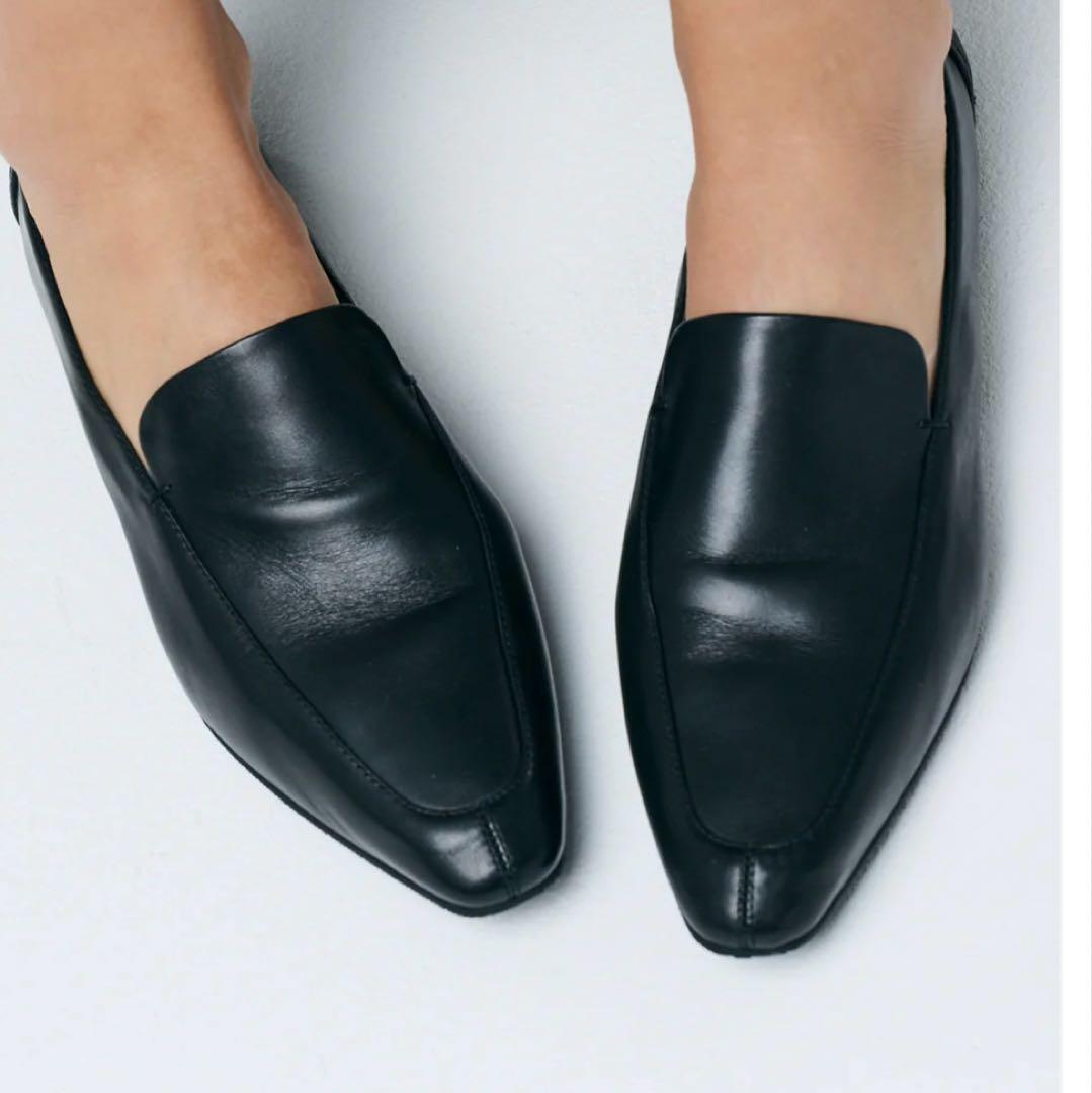 新品同様☆SHISEIシーセイ☆レイン対応ローファー☆黒36 23