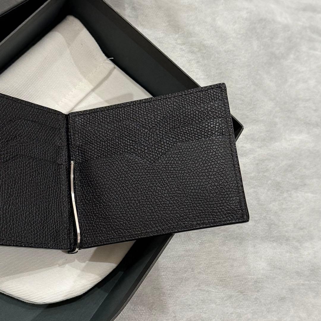 ⭐️未使用級⭐️　Valextra　ヴァレクストラ　マネークリップ　ブラック