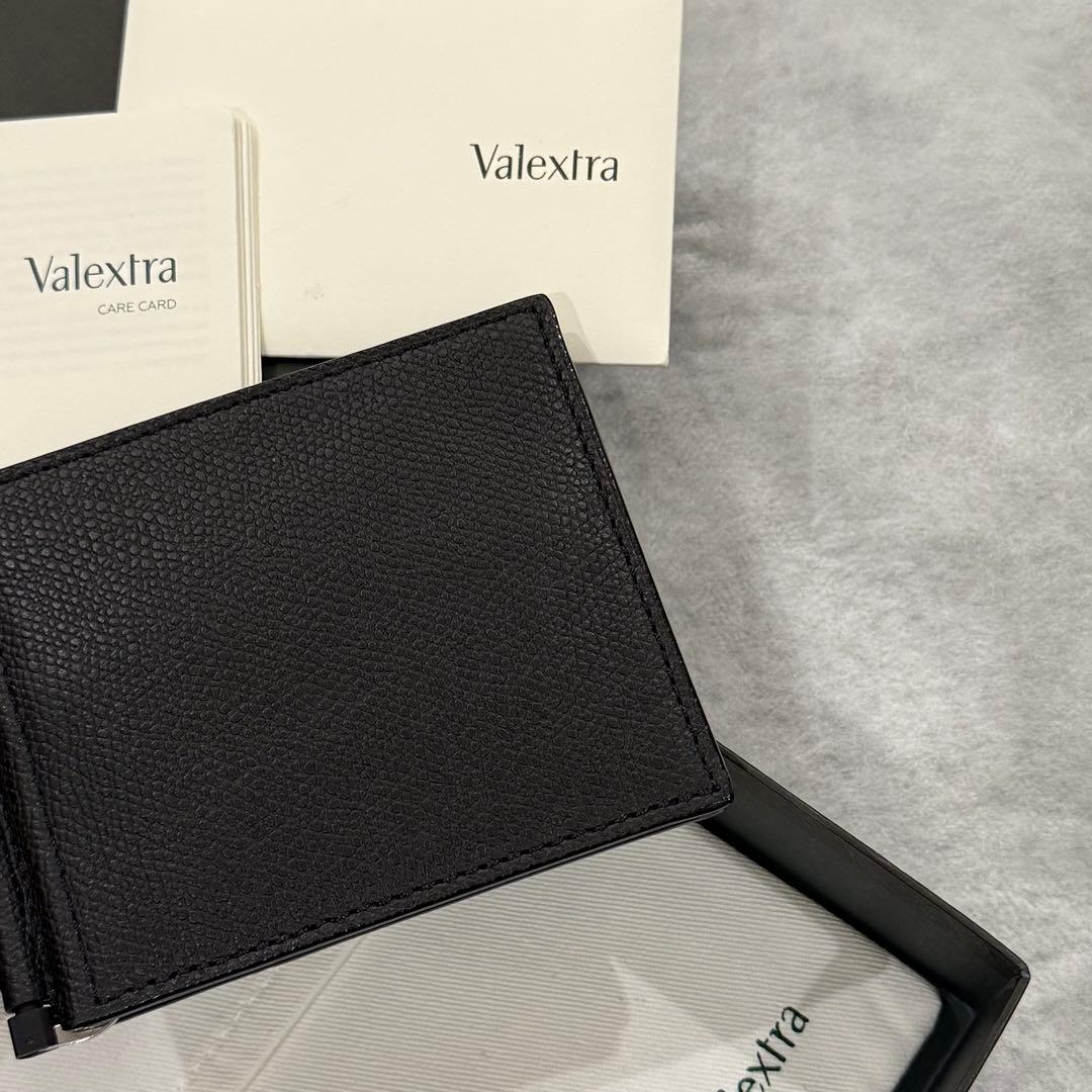 ⭐️未使用級⭐️　Valextra　ヴァレクストラ　マネークリップ　ブラック