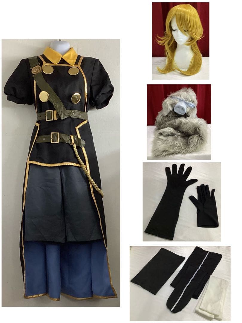 【コスオンセン製】刀剣乱舞　獅子王　正装　鵺付　L　コスプレ衣装　F-0335★