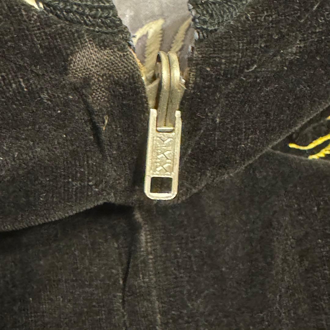 50s 別珍 白虎 鷹 スカジャン ブラック ブルー Vintage