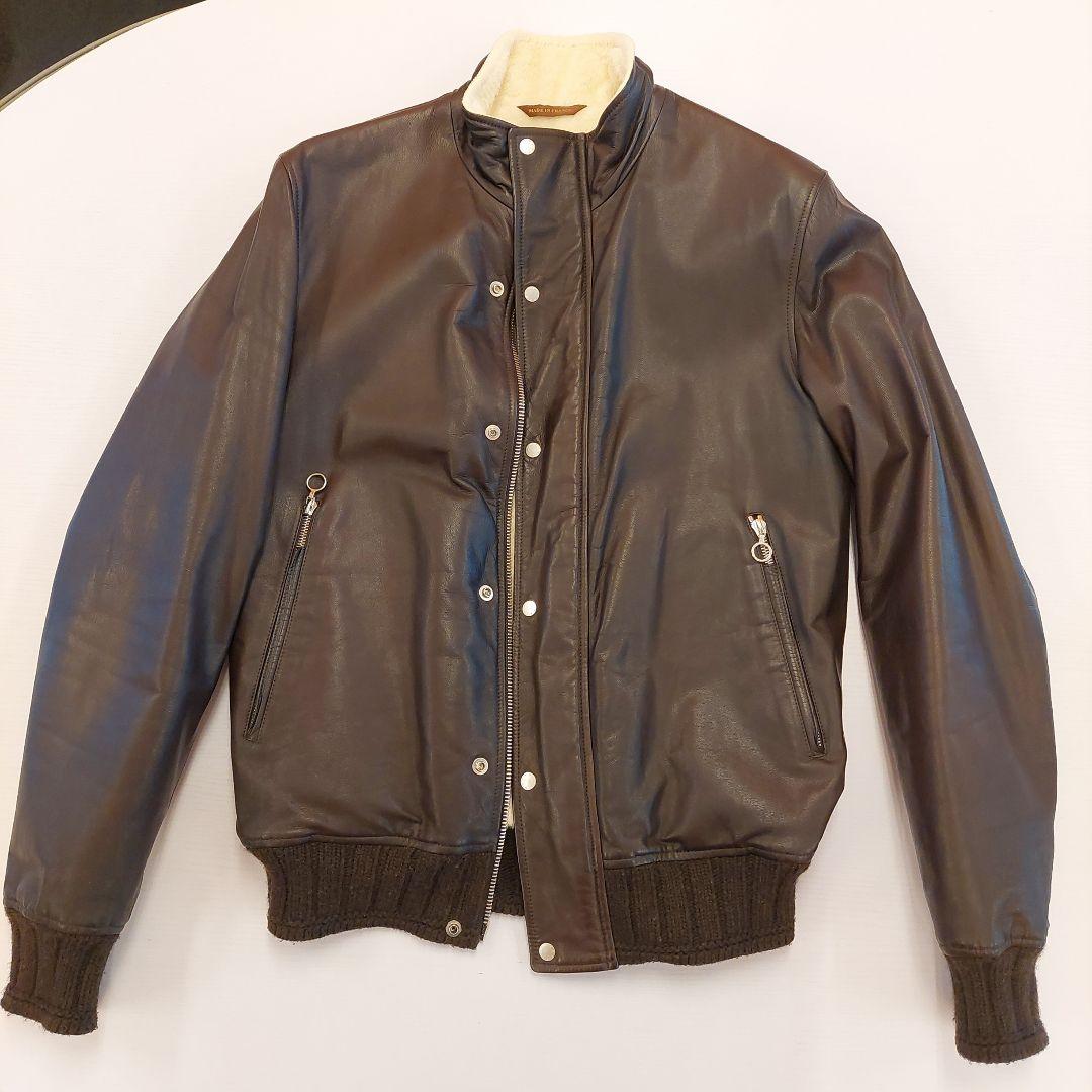 SERAPHIN 山羊革 シングルライダースジャケット