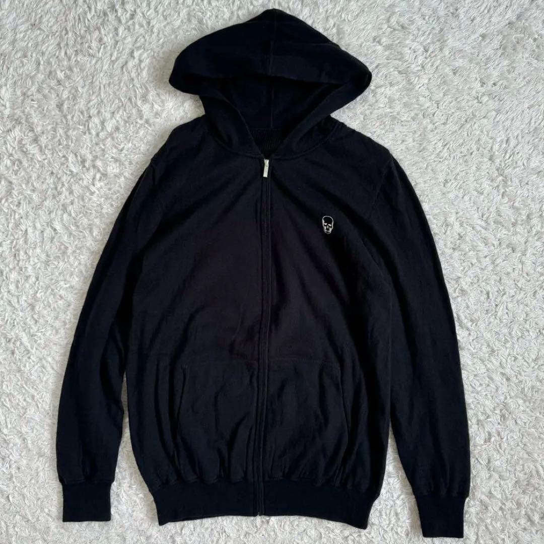 美品　ルシアンペラフィネ　カシミヤ　ジップ　ニットパーカー　S