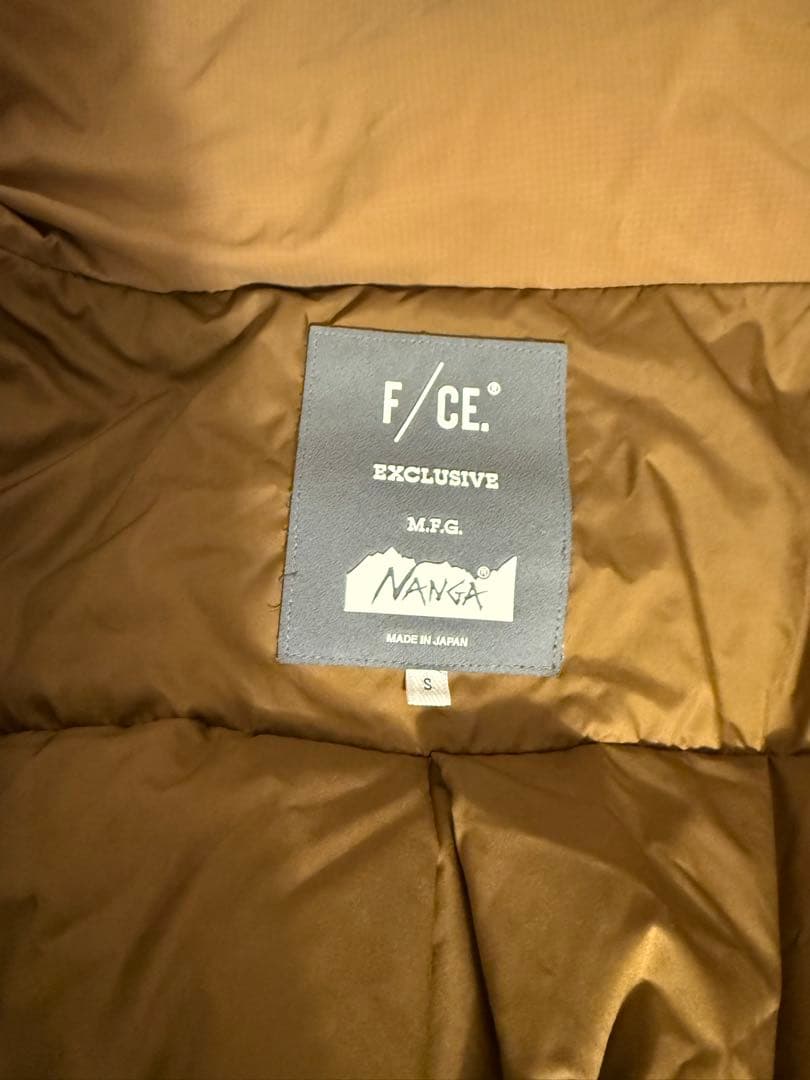 nanga×F/CE＊AエフライトスタンドネックロングダウンコートサイズS