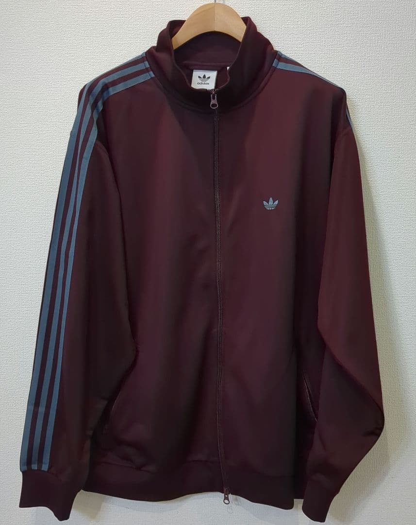 XL】アディダス 赤 ベッケンバウアー ジャージ　ジェンダーニュートラル