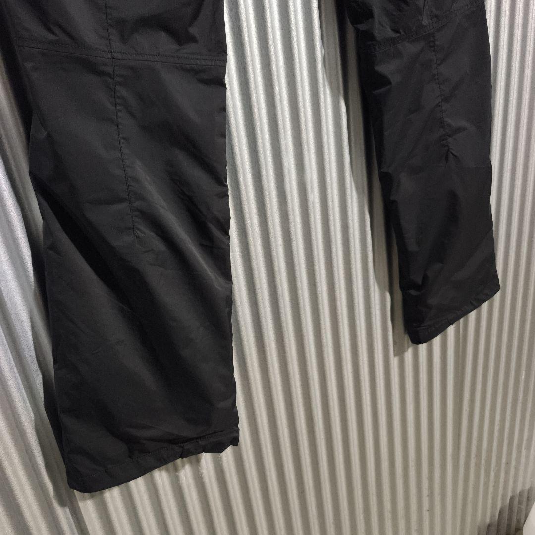 パーリーゲイツ ゴルフ ナイロンパンツ 黒 刺繍ロゴ スポーツ サイズ6