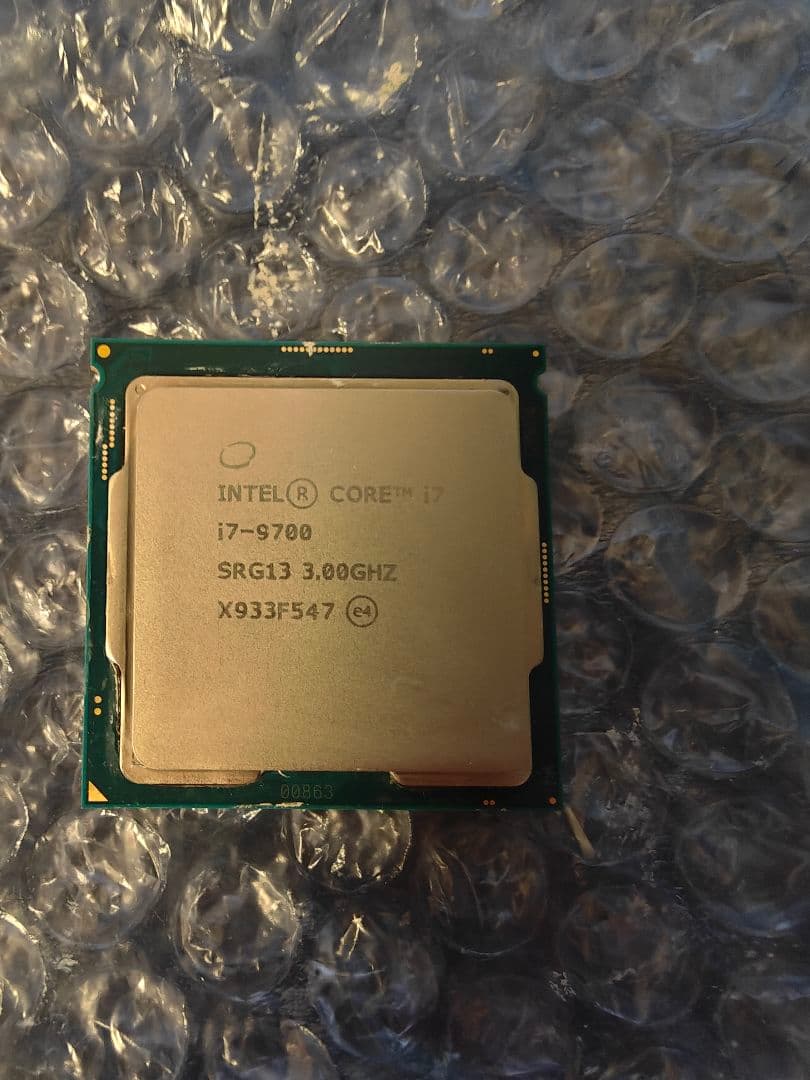 [中古PCパーツ] Core i7-9700 3.00GHz