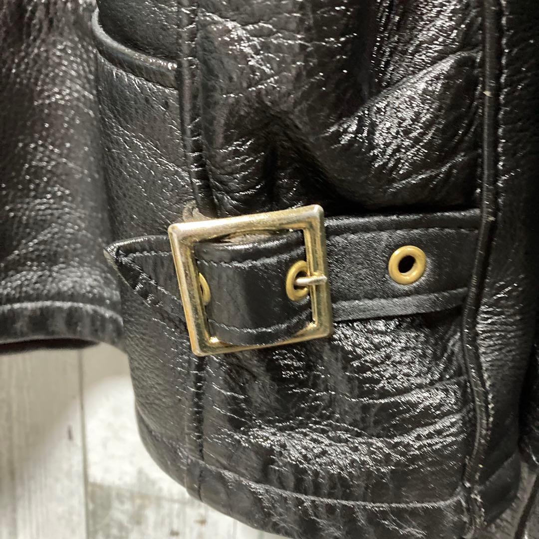 Schott ショット　シングルライダース　42 ダークブラウン　681