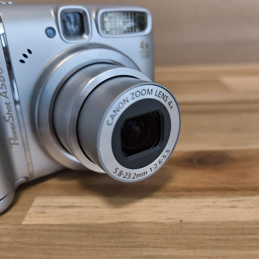 Canon PowerShot A580 コンパクトデジタルカメラ　単3電池式
