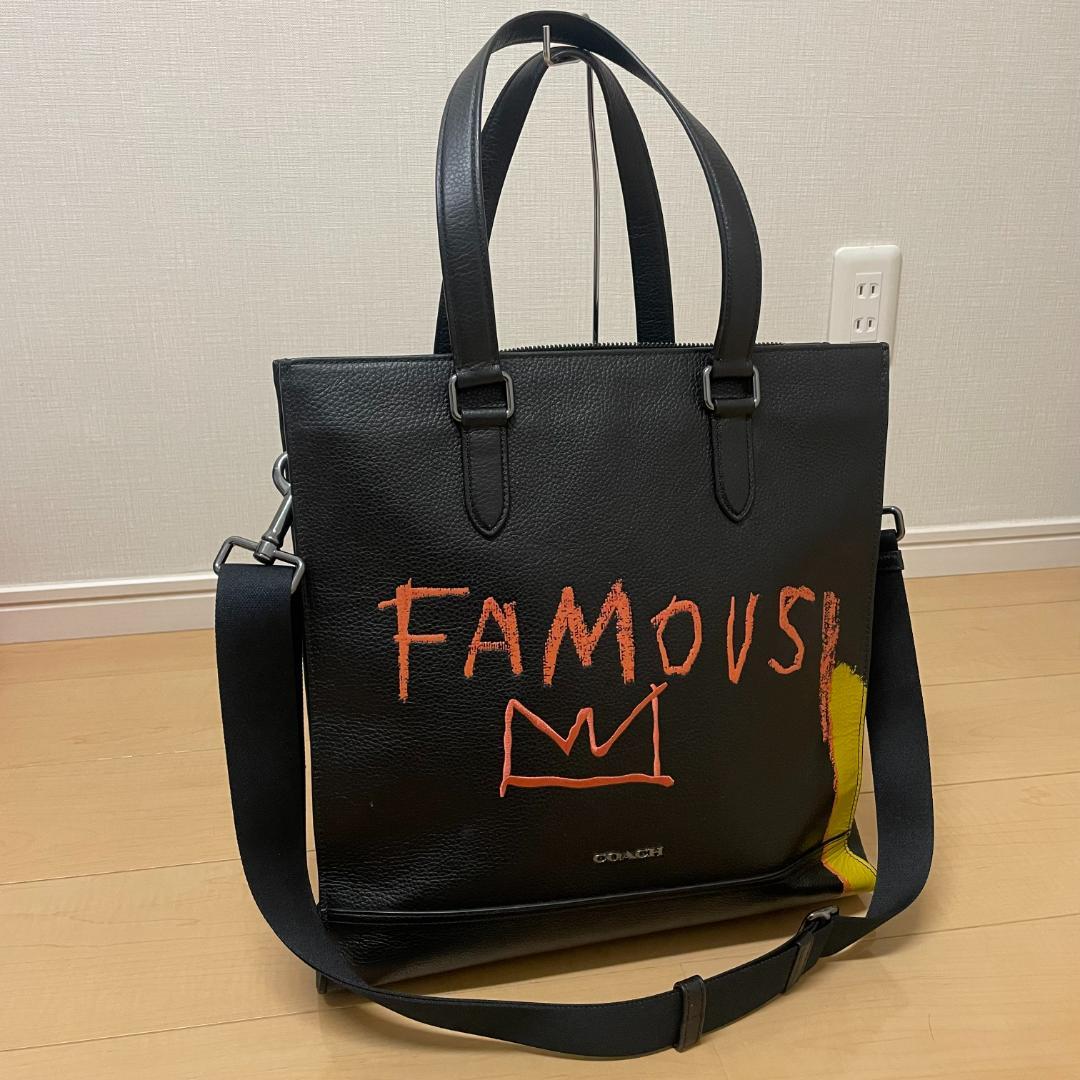 【極美品・希少】コーチ COACH × バスキア Basquia トートバッグ