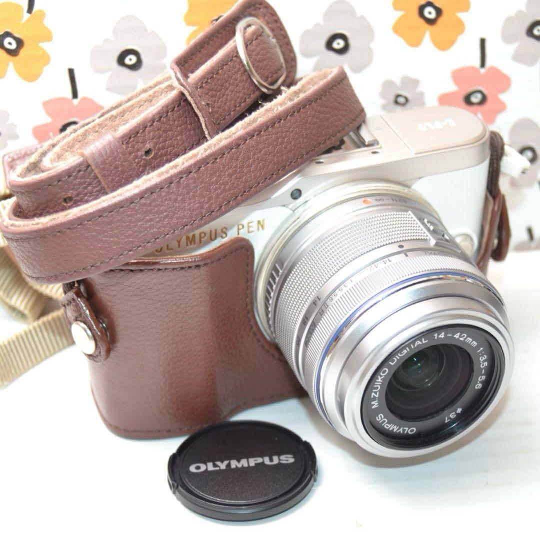 美品　OLYMPUS PEN E-PL9 ミラーレス一眼 本体　バッテリー3個