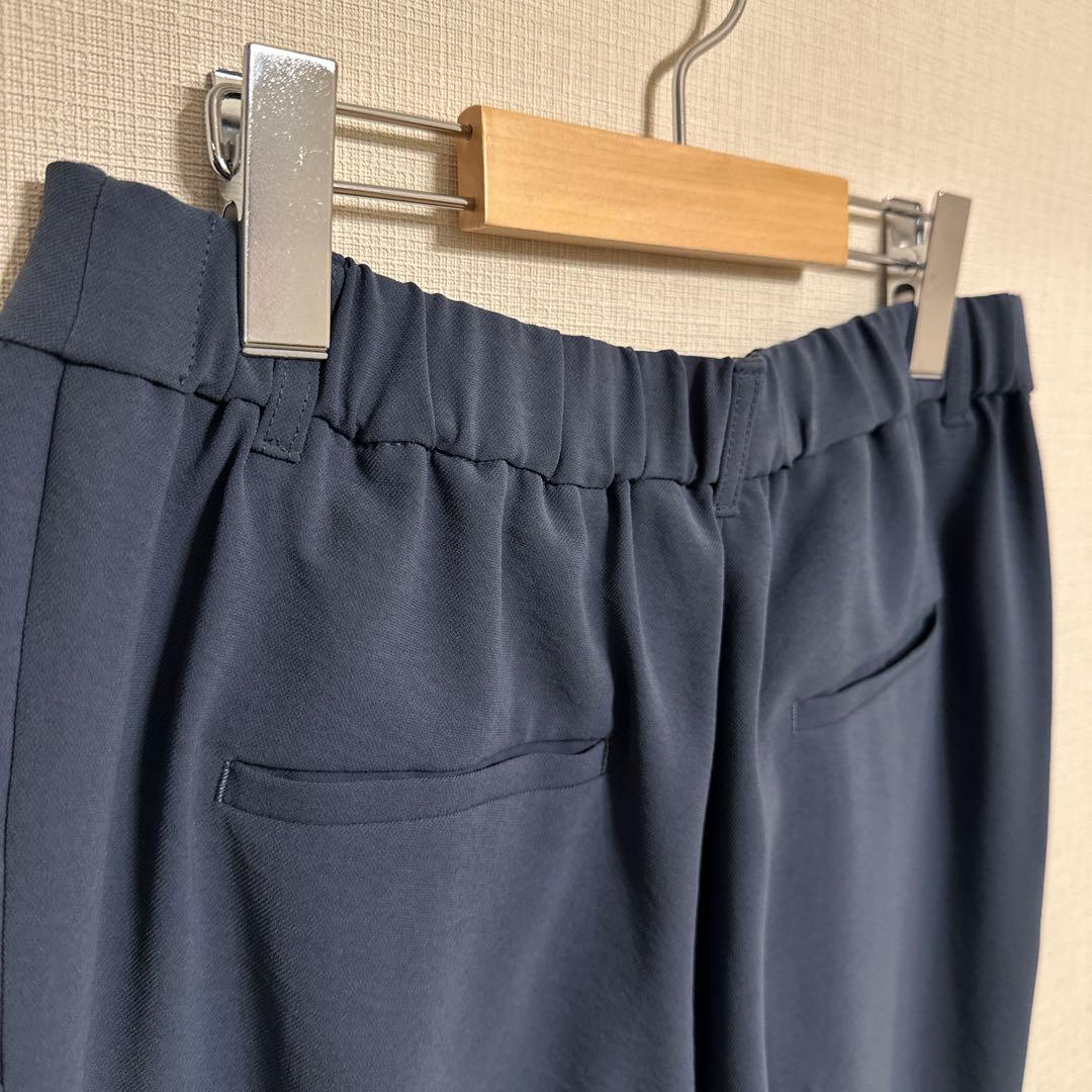 【新品・タグ付き】INDIVI 洗えるセットアップ スーツ ネイビー 40サイズ