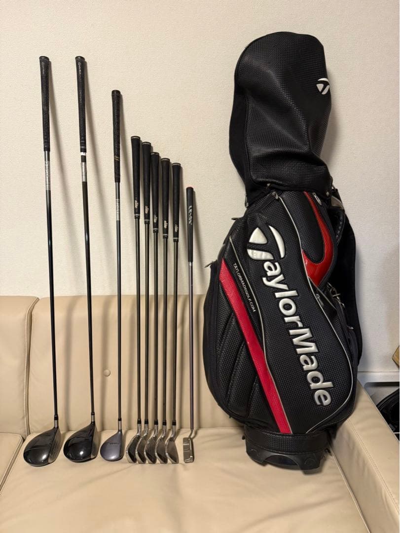 【送料込み】激安　テーラーメイド　ゴルフセット　ゴルフバッグ付き　メンズ　クラブ