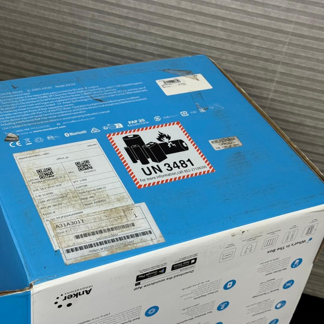 ☆Anker　SOUNDCORE　RAVE3　カラオケスピーカー　BTスピーカー