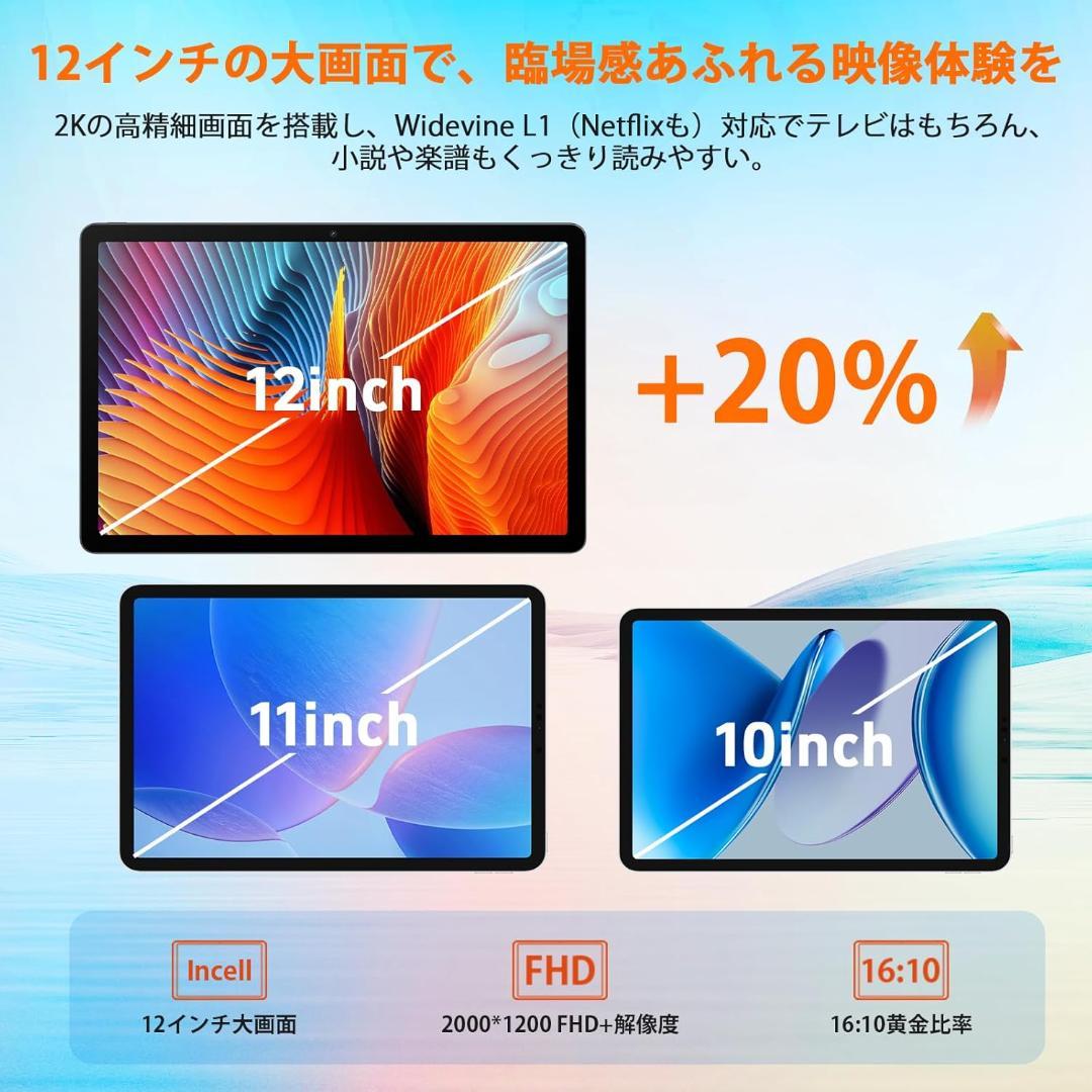 ✨美品✨最新版12インチタブレット✨ Yummo♡A90PRO 動作確認済み✨