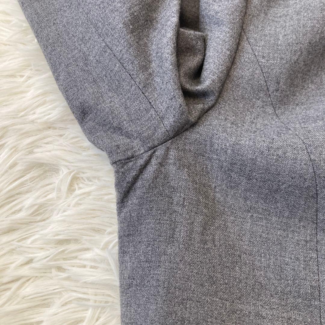 りっちょ 　23区　スーツ　ノーカラージャケット　パンツ　ウール