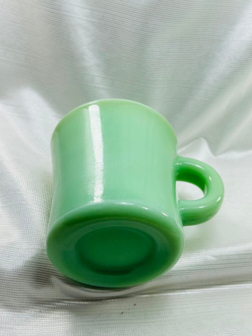 超美品ファイヤーキング　ジェダイ（翡翠色）超ヘビーなコーヒーマグの2個