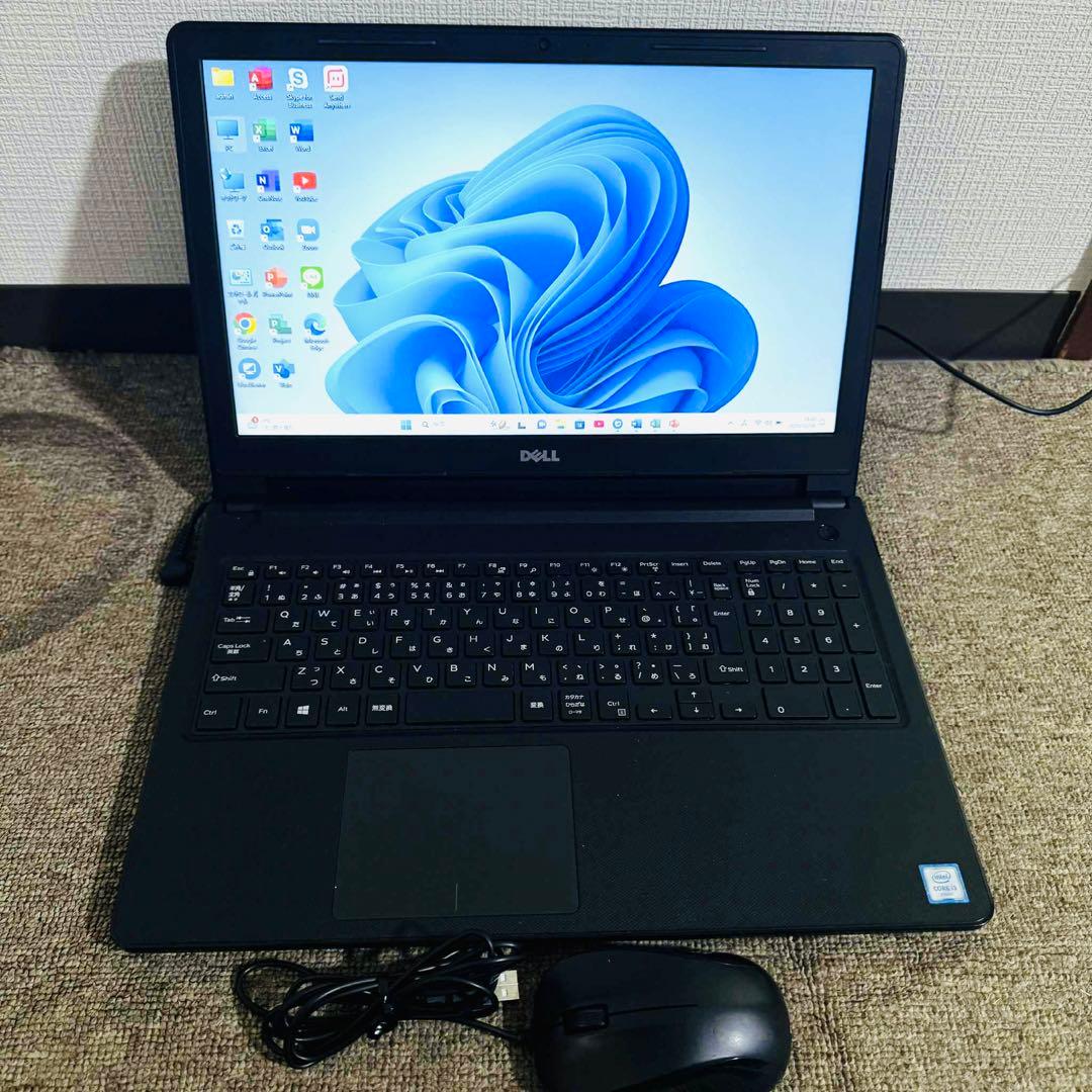 S227 DellノートパソコンWEBカメラSSD高速Windows11オフィス