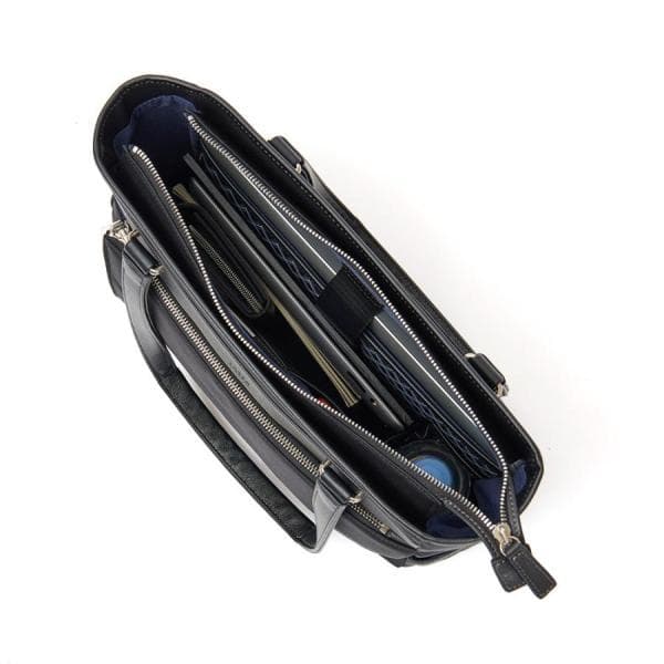 タケオキクチ 定価3,1万 トートバッグ ビジネスバッグ 肩掛けＯＫ ネイビー