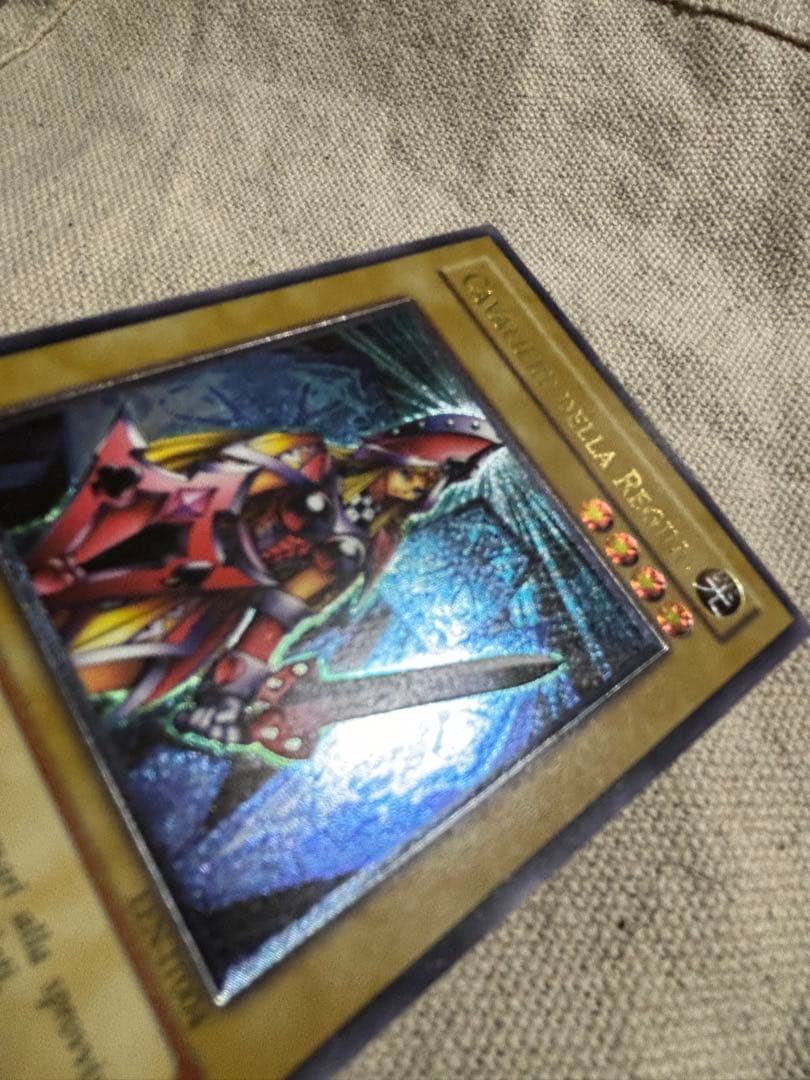 遊戯王　イタリア版レリーフ　絵札三剣士セット